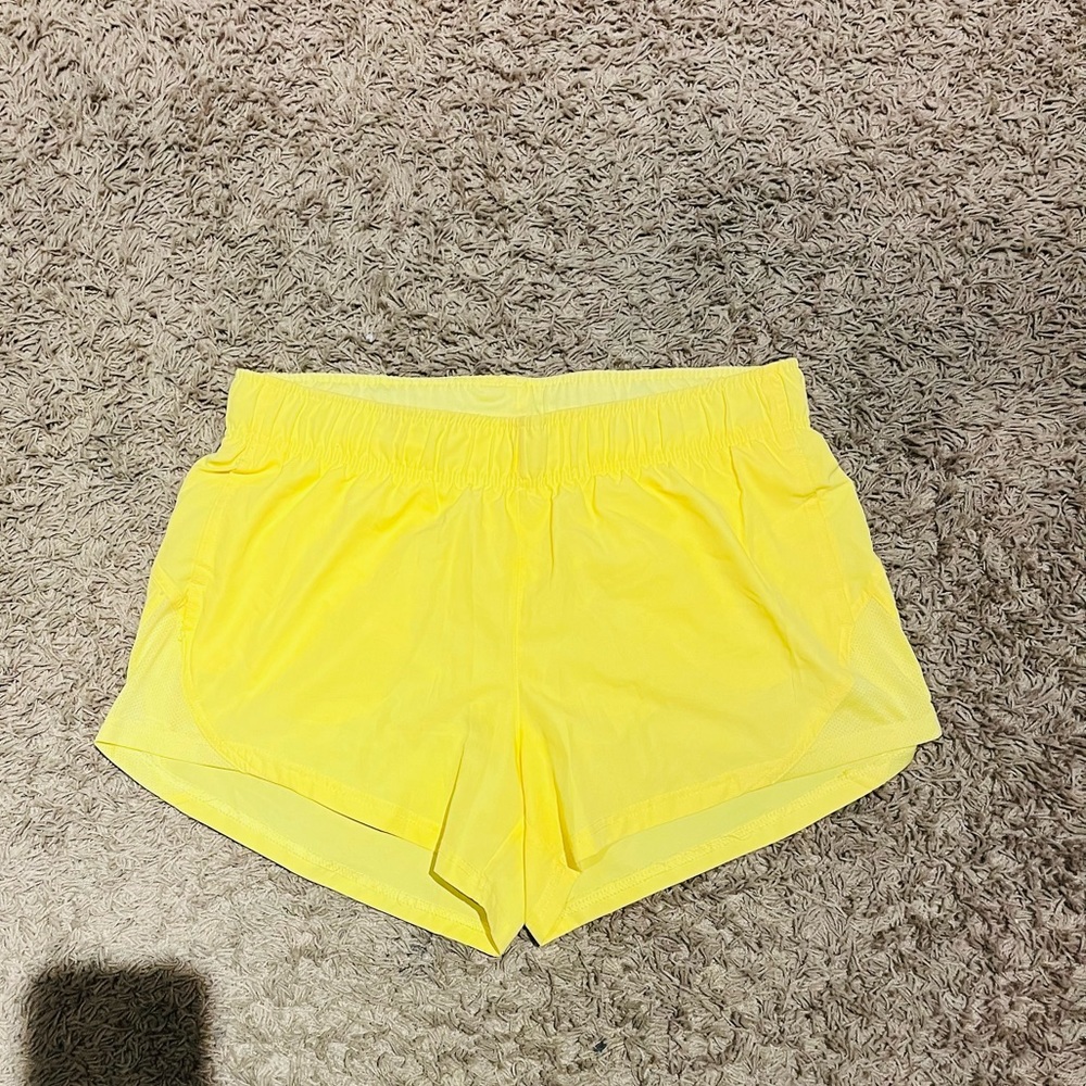 Yellow shorts